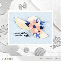 Embossing Folder Natural Wicker Pattern 3D Embossing Folder