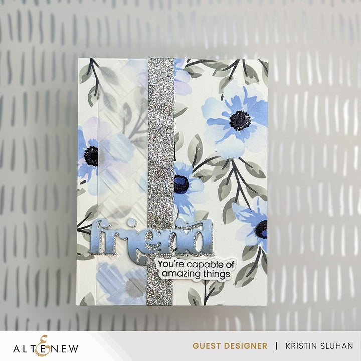 Embossing Folder Natural Wicker Pattern 3D Embossing Folder