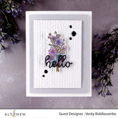 Embossing Folder Organic Linen 3D Embossing Folder