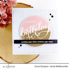 Embossing Folder Organic Linen 3D Embossing Folder