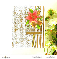 Embossing Folder Organic Linen 3D Embossing Folder