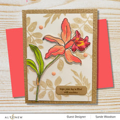 Embossing Folder Organic Linen 3D Embossing Folder