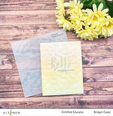 Embossing Folder Organic Stones 3D Embossing Folder