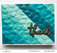 Embossing Folder Organic Stones 3D Embossing Folder