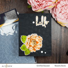 Embossing Folder Organic Stones 3D Embossing Folder