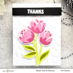 Embossing Folder Organic Stones 3D Embossing Folder
