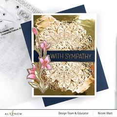 Embossing Folder Ornamental Feature 3D Embossing Folder