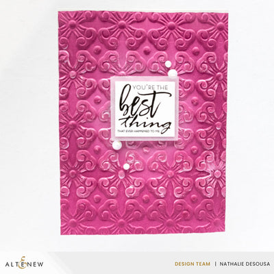 Embossing Folder Ornate Emblems 3D Embossing Folder