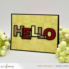 Embossing Folder Paper Rhythm 3D Embossing Folder