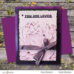 Embossing Folder Peony Sunshine 3D Embossing Folder
