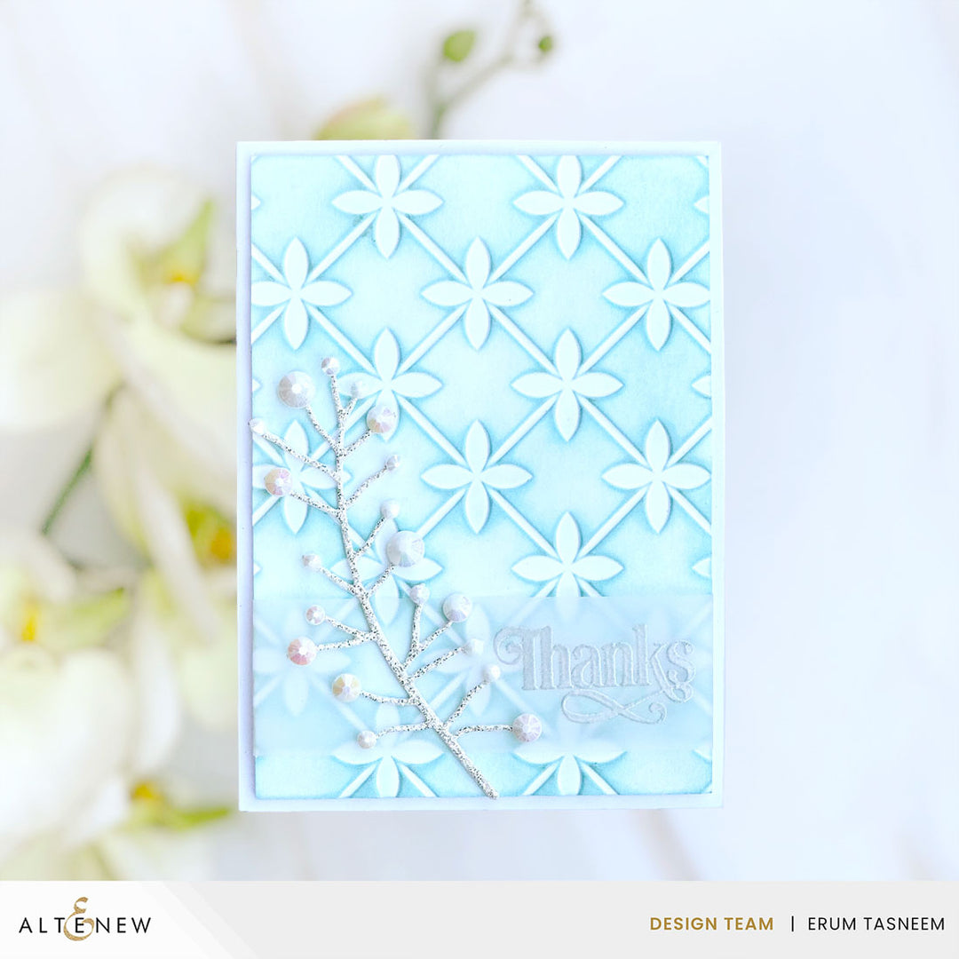 Embossing Folder Petal Palooza 3D Embossing Folder