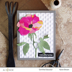 Embossing Folder Playful Circles 3D Embossing Folder