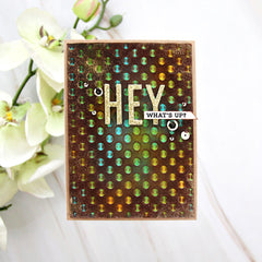 Embossing Folder Playful Circles 3D Embossing Folder