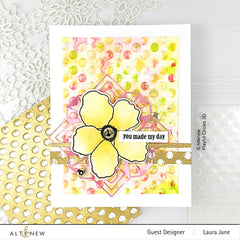 Embossing Folder Playful Circles 3D Embossing Folder