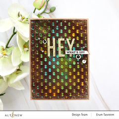 Embossing Folder Playful Circles 3D Embossing Folder