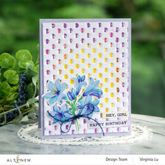 Embossing Folder Playful Circles 3D Embossing Folder