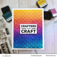 Embossing Folder Playful Circles 3D Embossing Folder