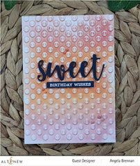 Embossing Folder Playful Circles 3D Embossing Folder