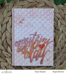 Embossing Folder Playful Circles 3D Embossing Folder