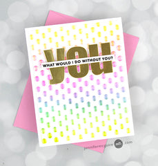 Embossing Folder Playful Circles 3D Embossing Folder