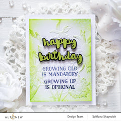 Embossing Folder Pressed Flowers 3D Embossing Folder