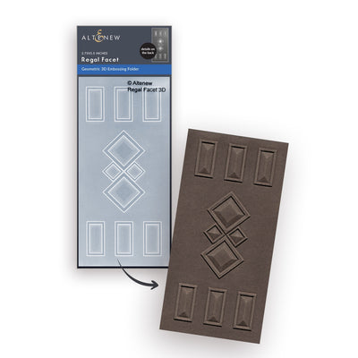 Embossing Folder Regal Facet 3D Embossing Folder