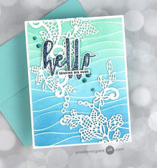 Embossing Folder Ribbon Waves 3D Embossing Folder