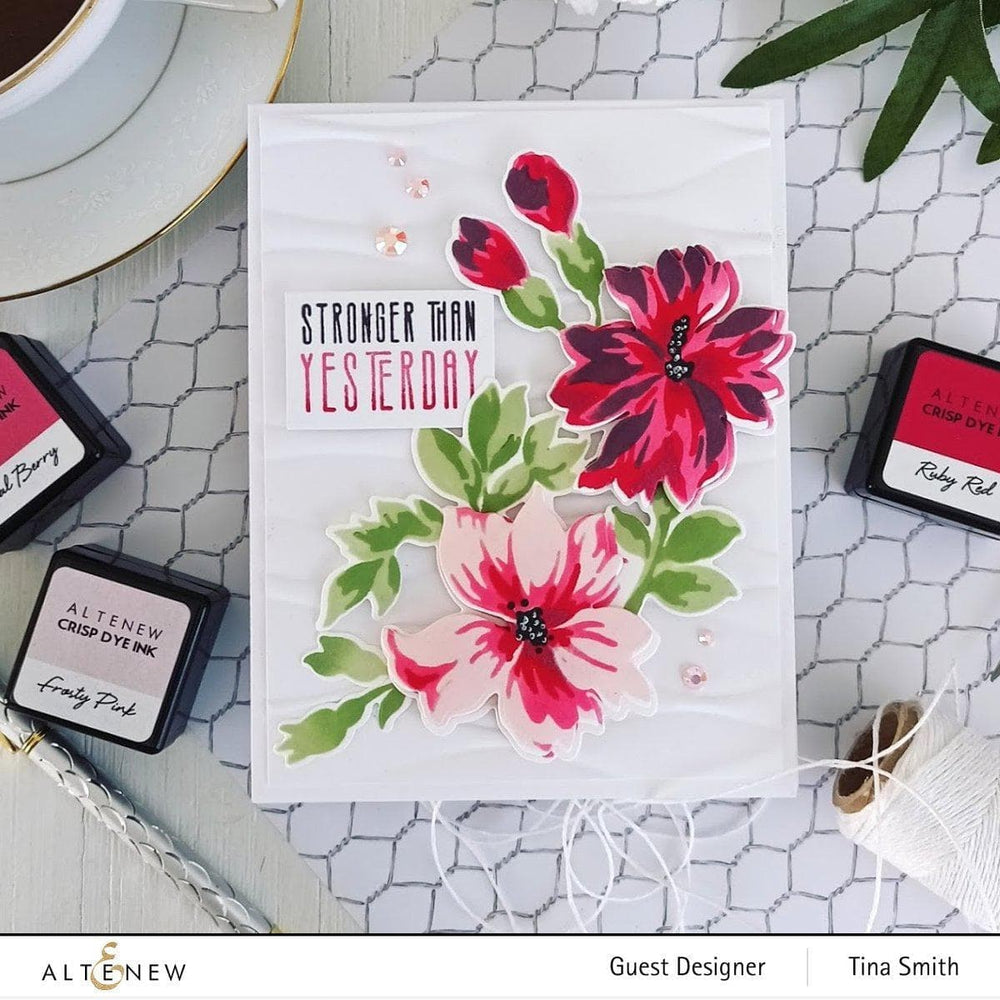 Embossing Folder Ribbon Waves 3D Embossing Folder