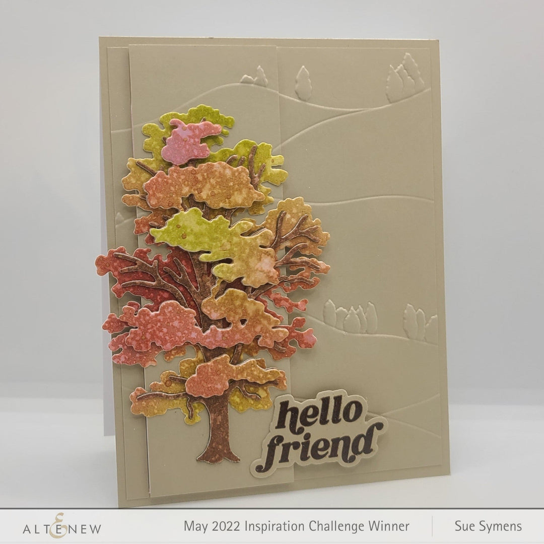 Embossing Folder Rolling Hills 3D Embossing Folder