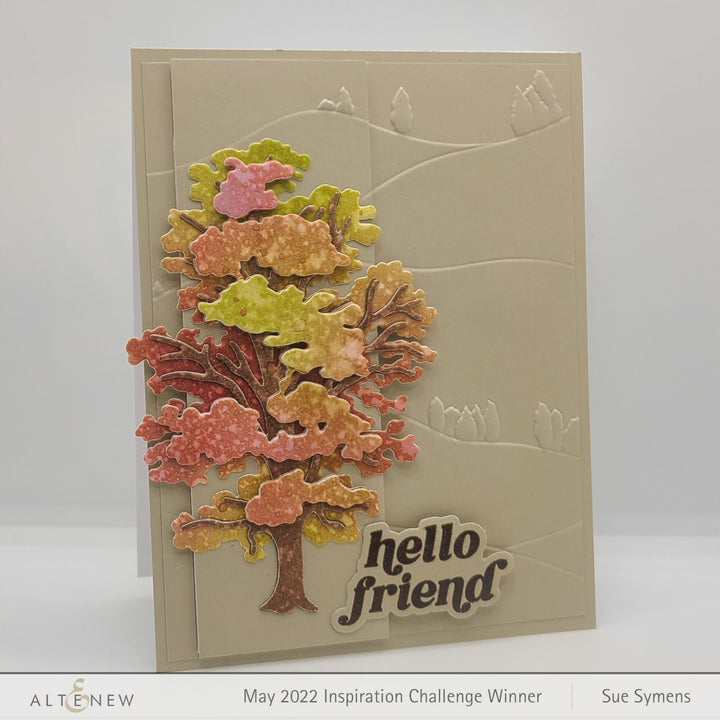 Embossing Folder Rolling Hills 3D Embossing Folder