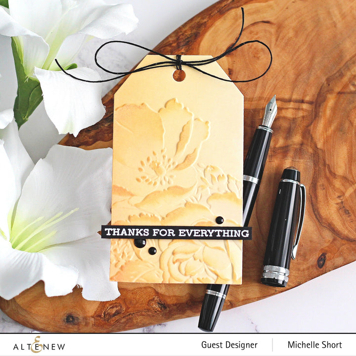 Embossing Folder Rose Bouquet 3D Embossing Folder