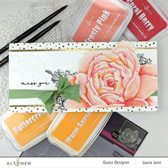 Embossing Folder Rosy 3D Embossing Folder