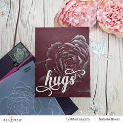 Embossing Folder Rosy 3D Embossing Folder