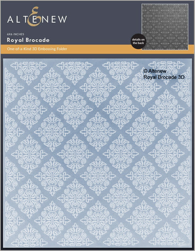 Embossing Folder Royal Brocade 3D Embossing Folder