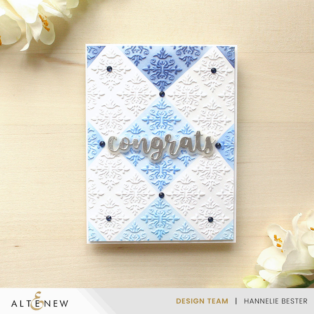 Embossing Folder Royal Brocade 3D Embossing Folder