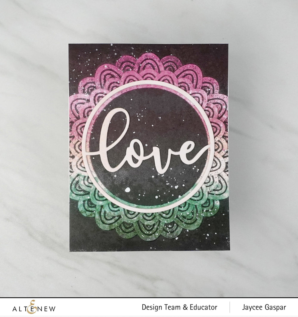 Embossing Folder Scalloped Frame 3D Embossing Folder
