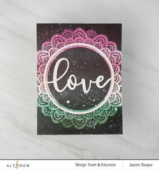 Embossing Folder Scalloped Frame 3D Embossing Folder