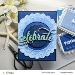 Embossing Folder Scalloped Frame 3D Embossing Folder