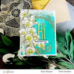 Embossing Folder Scalloped Frame 3D Embossing Folder