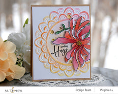 Embossing Folder Scalloped Frame 3D Embossing Folder