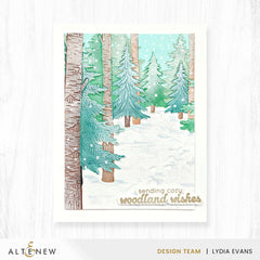 Embossing Folder Snowy Footpath 3D Embossing Folder