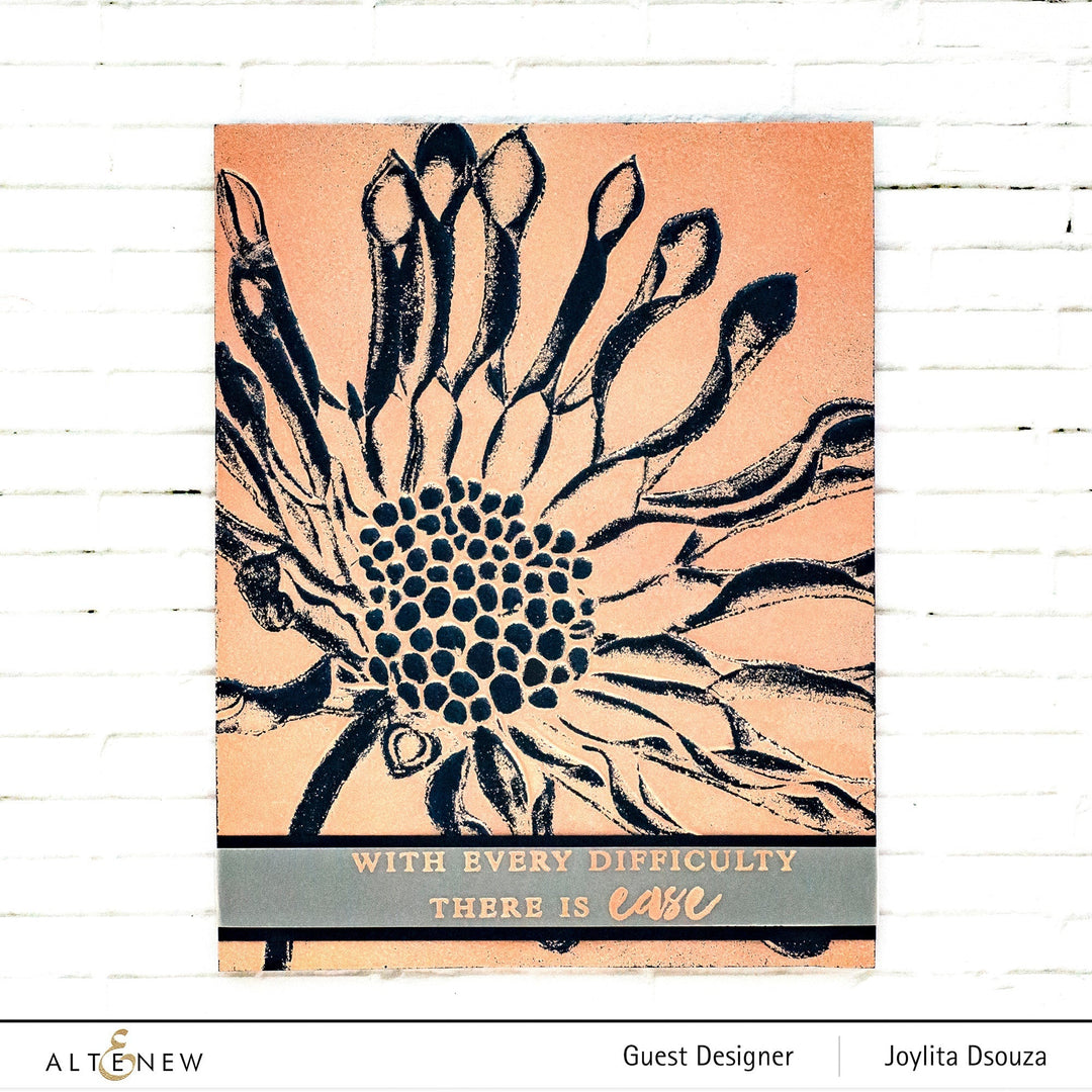 Embossing Folder Spoon Daisy 3D Embossing Folder