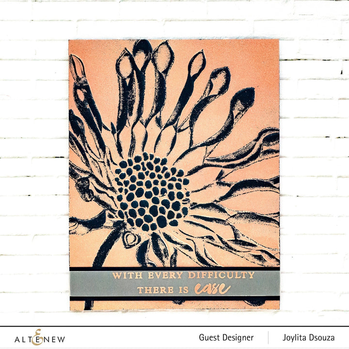 Embossing Folder Spoon Daisy 3D Embossing Folder