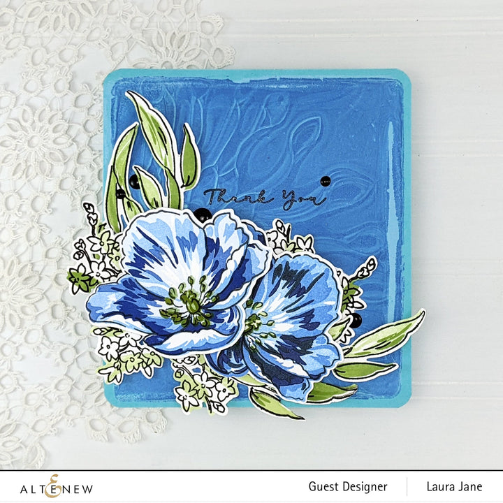 Embossing Folder Spoon Daisy 3D Embossing Folder