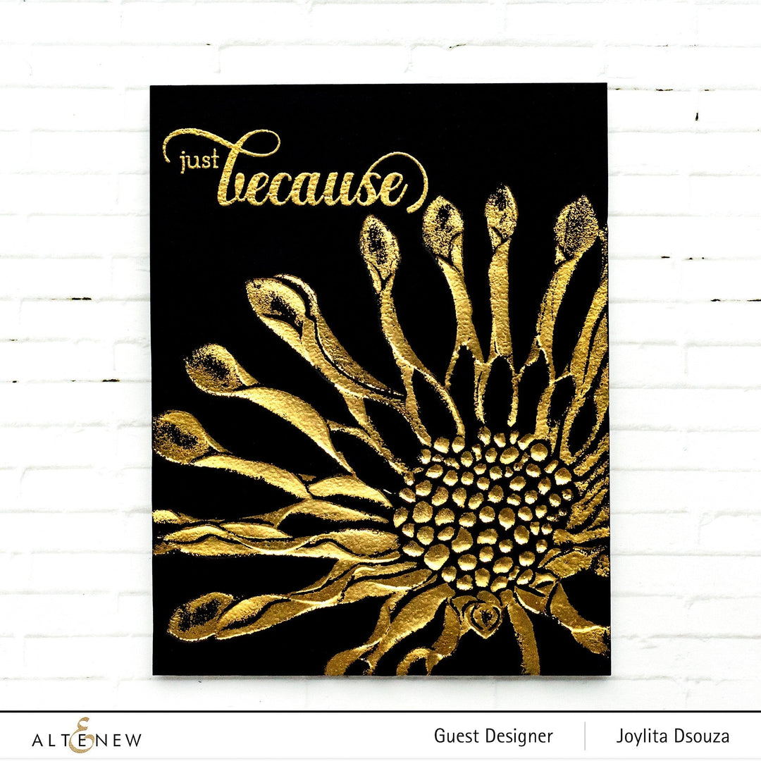 Embossing Folder Spoon Daisy 3D Embossing Folder