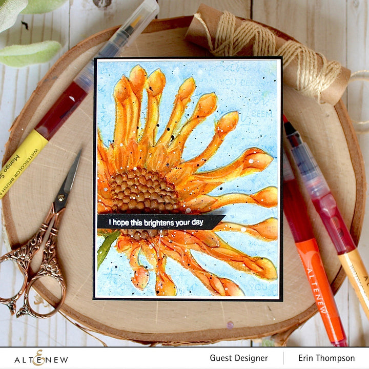 Embossing Folder Spoon Daisy 3D Embossing Folder