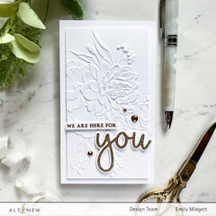 Embossing Folder Spring Blossoms 3D Embossing Folder