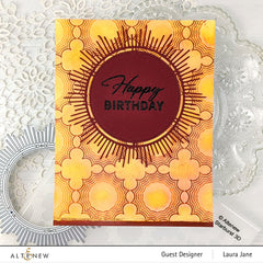 Embossing Folder Starburst 3D Embossing Folder
