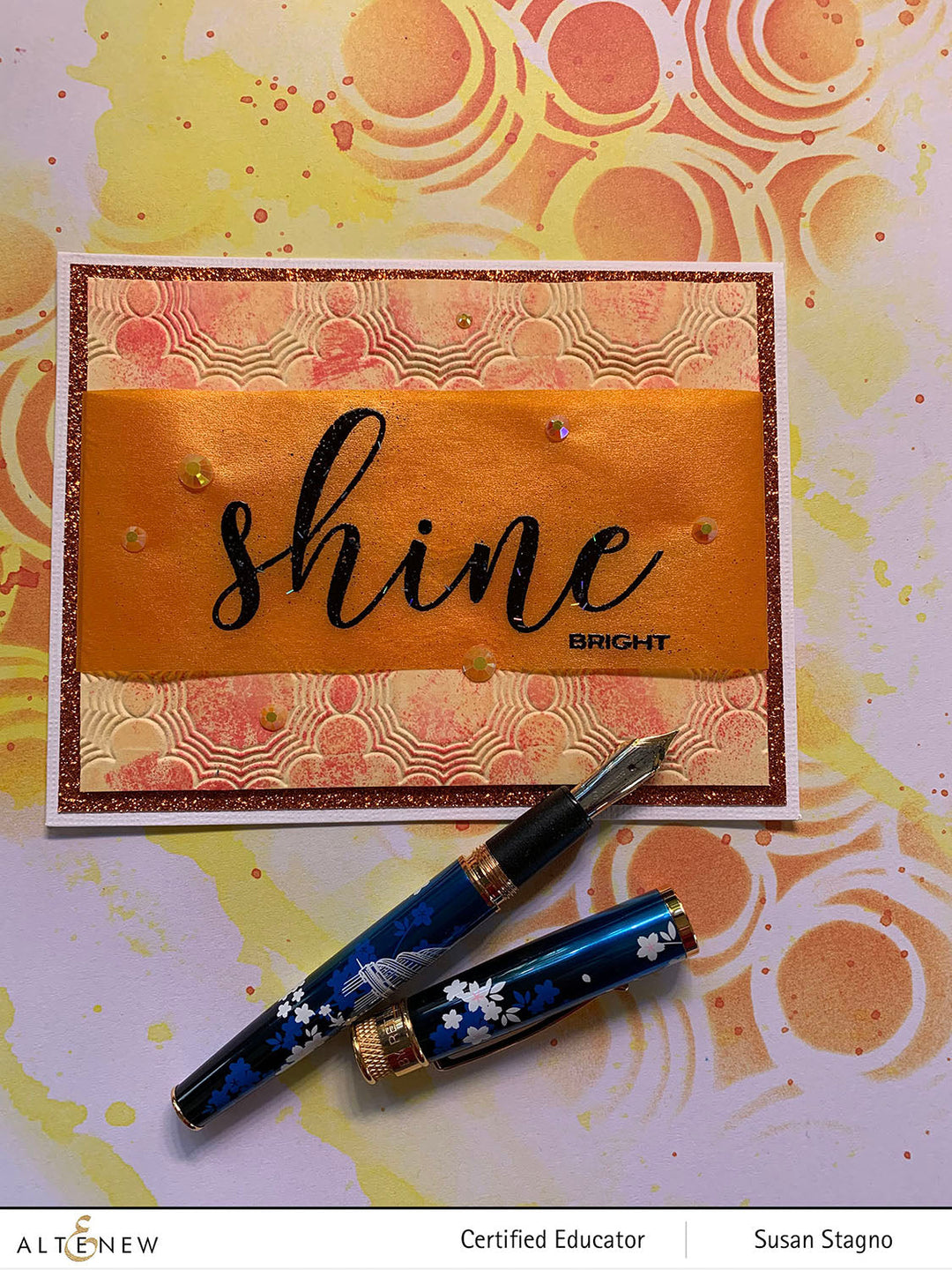 Embossing Folder Starburst 3D Embossing Folder