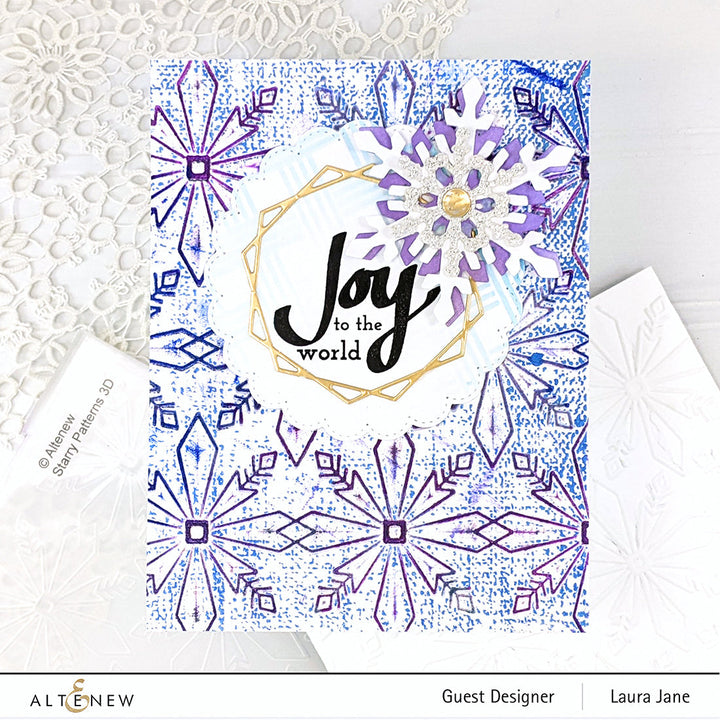 Embossing Folder Starry Patterns 3D Embossing Folder